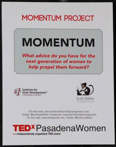 Momentum: What Advice Do You Have For Women?